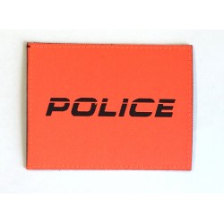 Patch Police Orange kursiv