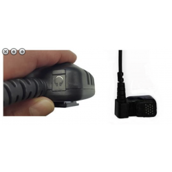 EADS / AIRBUS / POLYCOM TPH700 Handmikrofon klein / Blue LED / IP67