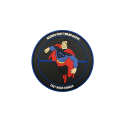 Badge SUPERMAN "THIN BLUE...
