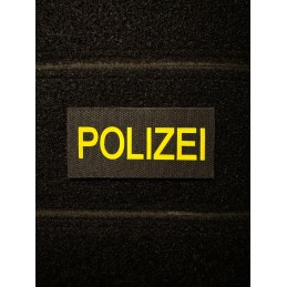 Klett POLIZEI Schwarz/Gelb 9.5 X 4.5cm