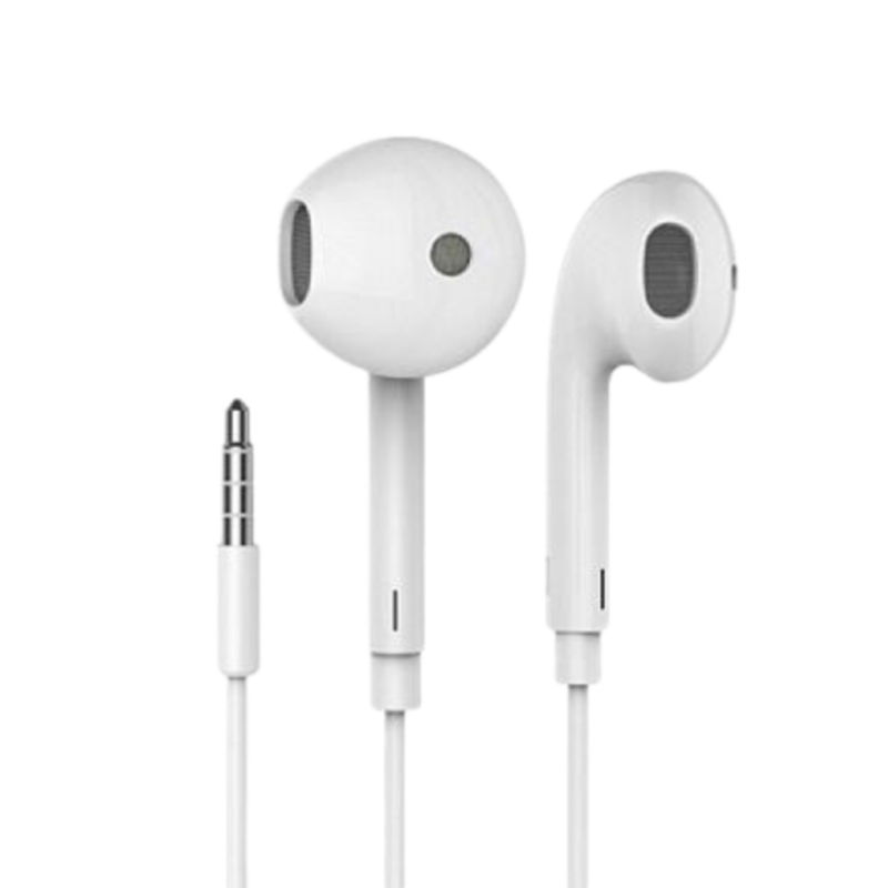Akkupoint Kopfhörer EarPods Headset inkl. Mikro 3.5mm Klinke / weiss / 999717