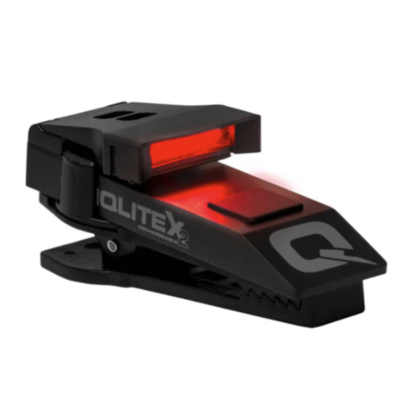 QuiqLite X2 lampe de poche mains libres blanche/ROUGE - rechargeable